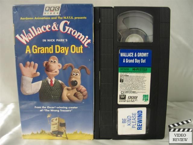 Wallace & Gromit   A Grand Day Out VHS 086162828737  