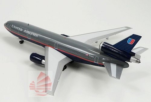 Inflight200 United Airlines DC 10 1200 Diecast Commercial Plane Model 