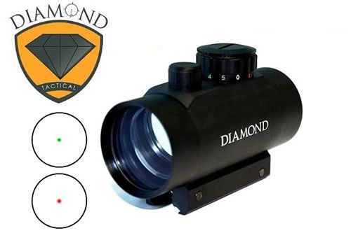 Diamond Tactical Airsoft Grade 10 1x40 Red GR Dot Scope  
