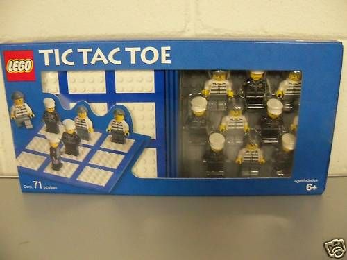 Lego Tic Tac Toe Game Cops and Robbers Set New in Box  