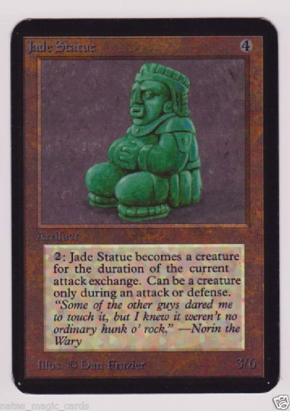 ALPHA Jade Statue (VG/EX) Rare MTG Nates Magic Cards  