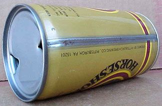 HORSESHOE CURVE BEER Can Railroad Altoona Pittsburgh PA  