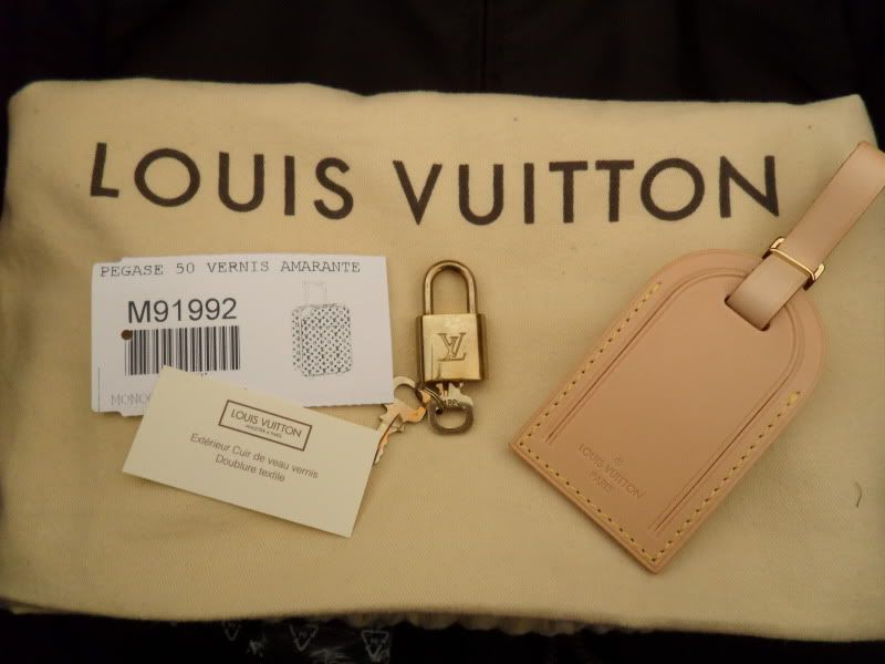 AUTH NWT Louis Vuitton Amarante Pegase 50 Carry On Suitcase M91992 