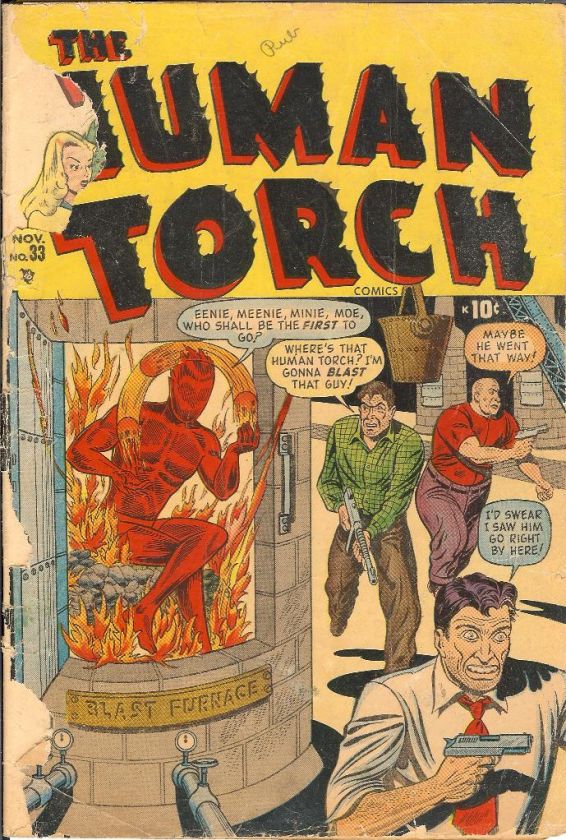 Story(s)  Human Torch in The Ray of Madness (with Captain America 