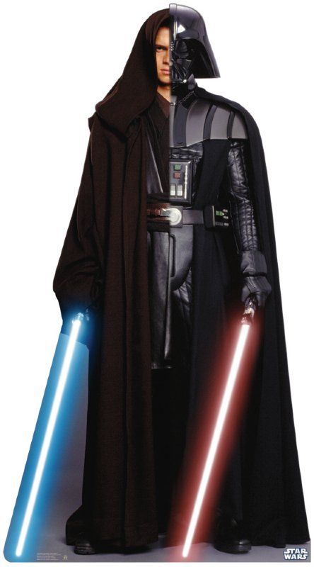 ANAKIN SKYWALKER DARTH VADER STAND UP STANDEE LICENSED  