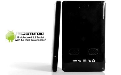 PocketDroid   Mini Android 2.2 Tablet with 4.3 Inch Touchscreen (WiFi 