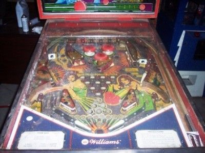 1979 LAZERBALL PINBALL MACHINE PLAYFIELD ONLY all other parts were 