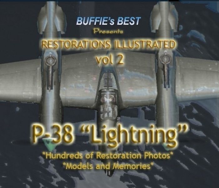 WW2 USAAF P 38 Lightning Restoration CD   BUFFIES BEST  