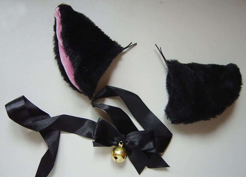 Brand New Ragnarok Online cosplay Kitty band hat ear RO black with 