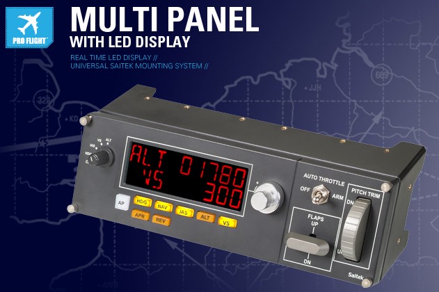 Saitek pz70 Flight Multi Panel Pro (PC) Saitek Pro Flight Line   BRAND 