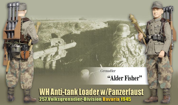 Dragon WWII German WH Anti tank Loader Alder Fisher 1/6  