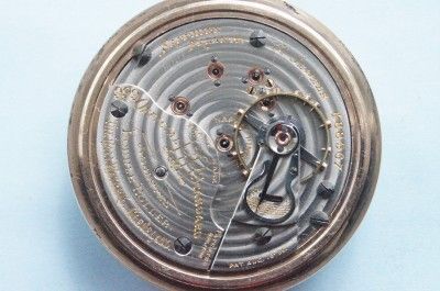 18 SIZE 17 JEWEL BALL/HAMILTON 999 GENUINE RAILROAD POCKET WATCH SN 