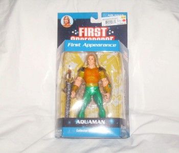 First Appearance   AQUAMAN Action Figure DC Direct. NIB  