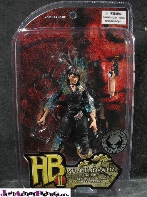   HellBoy 2 Series 1 Partial Super Nova Liz Exclusive Action Figure