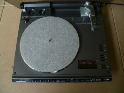 Rare Aiwa LP 3000u Linear Tracking DD Turntable Flagship  