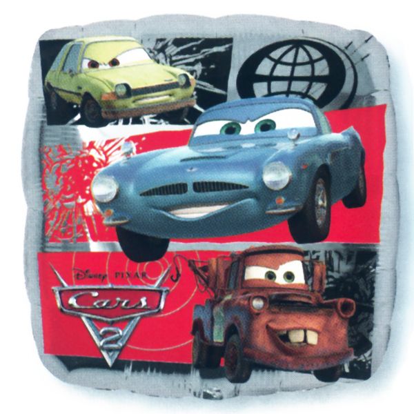 18 Disney Cars 2 Tow Mater & Group Birthday Balloon  