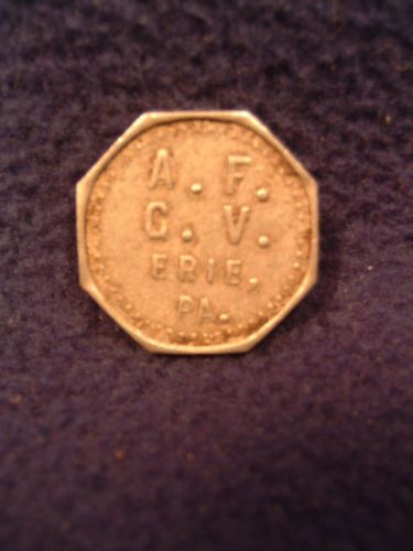 Erie Pa.   Fraternal Token   tokens  