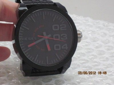   negros análogos de gran tamaño de la dominación de XXL reloj 58mm