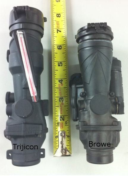 BROWE 4x32 Combat Optic 5.56mm NATO Chevron Reticle BCO 001  