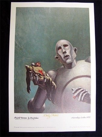 KELLY FREAS SIGNED PRINT GULF BETWEEN  