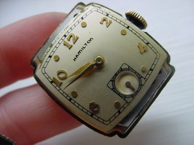 Vintage Mens Hamilton 982 Wrist Watch 19 Jewels Wind Up  