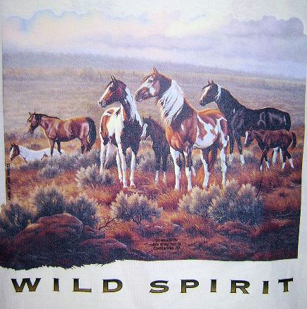 EXTRA LARGE T shirt TAN Wild Spirit New  