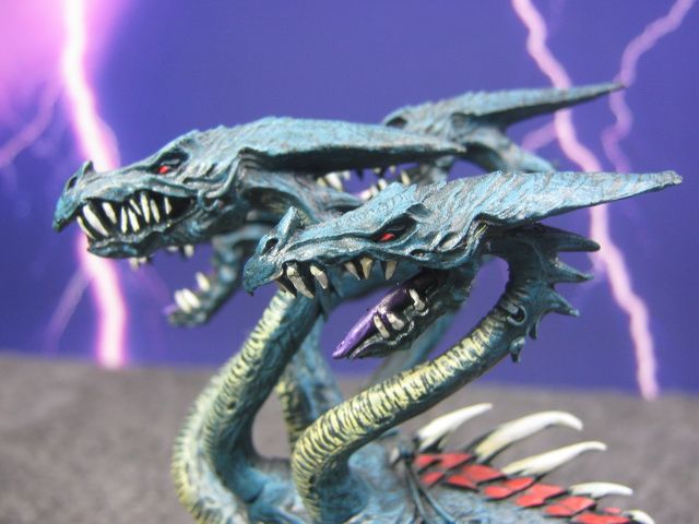 Warhammer DPS painted Dark Elf War Hydra DK019  