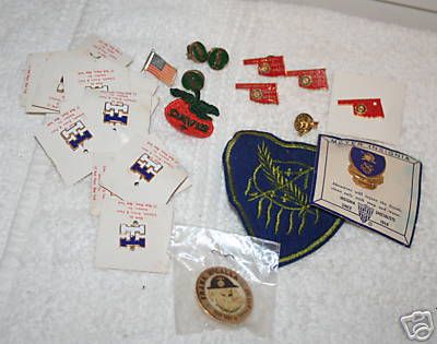 AMERICAN LEGION MEYER INSIGNIA LOT OF 27 MIXED PINBACKS  