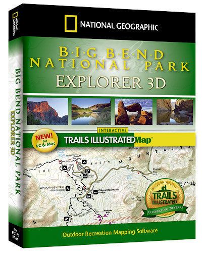 Trails Illustrated Big Bend National Park Explorer 3D  