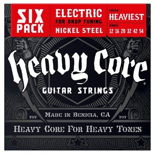 Dunlop Guitar Strings Heavy Core Heaviest 12 54  2 Sets  