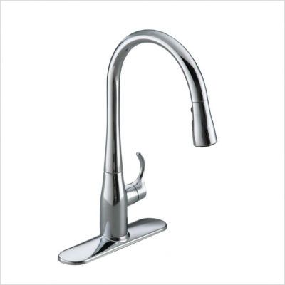 Kohler Simplice Pull Down Secondary Kitchen Faucet Matte Black K 597 