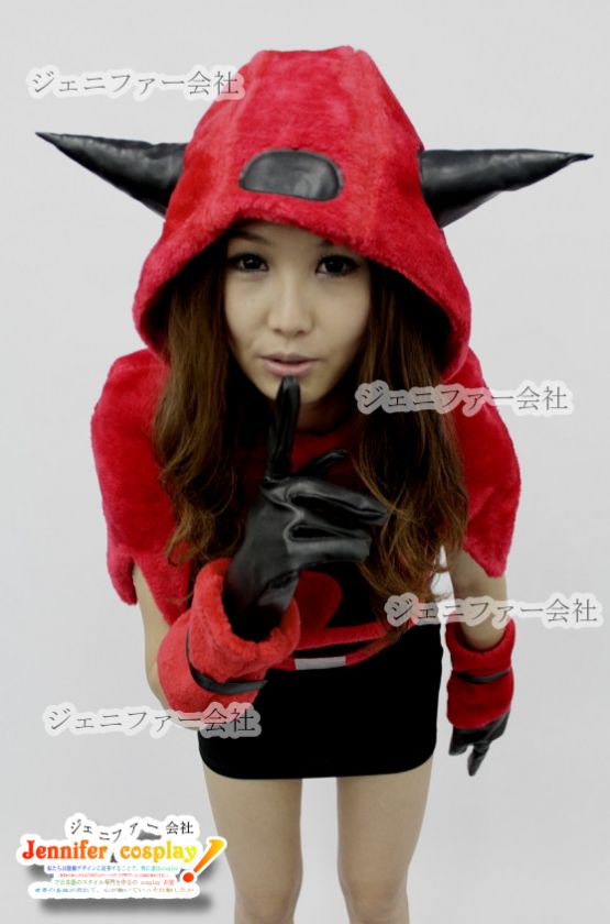 Pokemon Team Magma Gal Cosplay Costume Any Size  