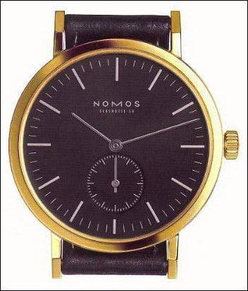 NOMOS TANGENTE GOLD INDEX   GOLD ALPHA Movement  