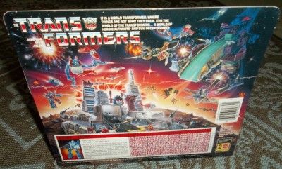 Transformers Original G1 Blurr MISB Sealed  