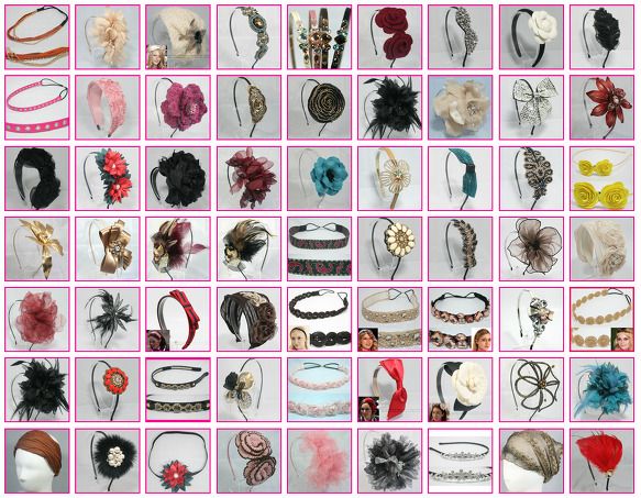 Wholesale LOTS HEADBAND PLASTIC TEETH HAIRBAND 15mm HAIR ACCESSORIES 