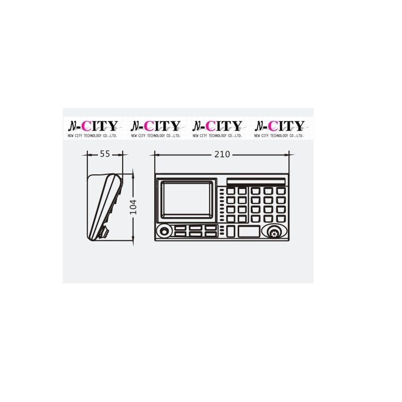 CITY) KB 1 Wireless LCD PTZ Keyboard Controller  