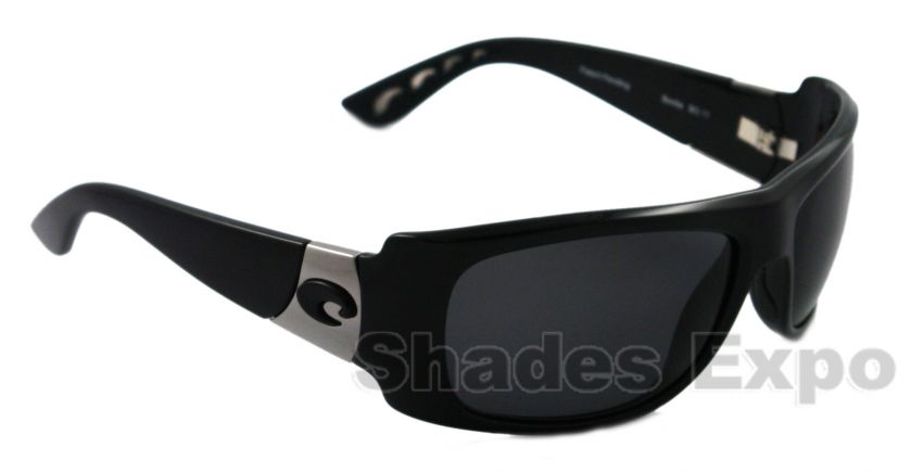 NEW Costa Del Mar Sunglasses CS BO 11 BLACK DGP BONITA AUTH  