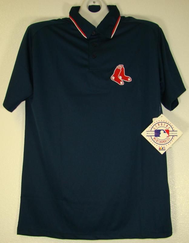 BOSTON RED SOX MLB POLO SHIRT SIZE Large L TALL LT  