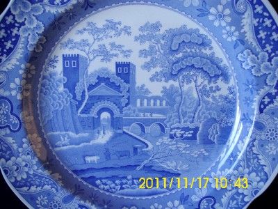 SPODE BLUE ROOM COLLECTION CASTLE DINNER   CABINET PLATE  