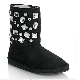 Joan Boyce Cascade Stone Short Boot  