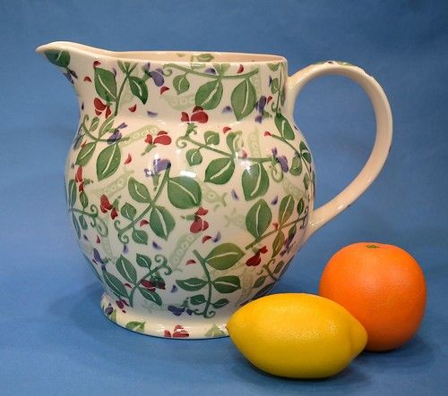 HYPER RARE Emma Bridgewater Spongeware SIX PINT JUG   SWEET PEA  