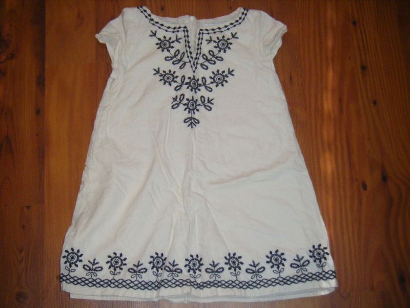 Gap Kids Summer Nights Black Cream Dress 4/5 XS tunic  