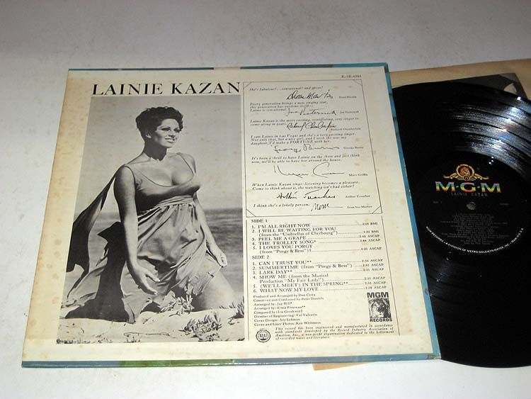 LAINIE KAZAN Lainie Kazan MGM Mono NM  