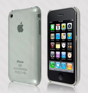 Ultra Thin Clear Pink Case Skin Cover for iPhone 3G 3GS  