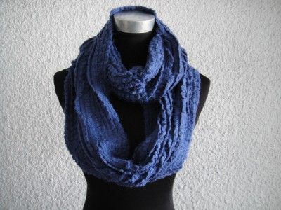 soft warm Snood Infinity Hood Winter Scarf Navy NEW  