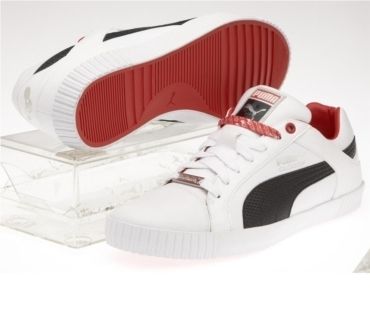 NEW LIMITED PUMA STREET JUMP LOW DEADMAU5 MENS TRAINERS WHITE/BLACK 