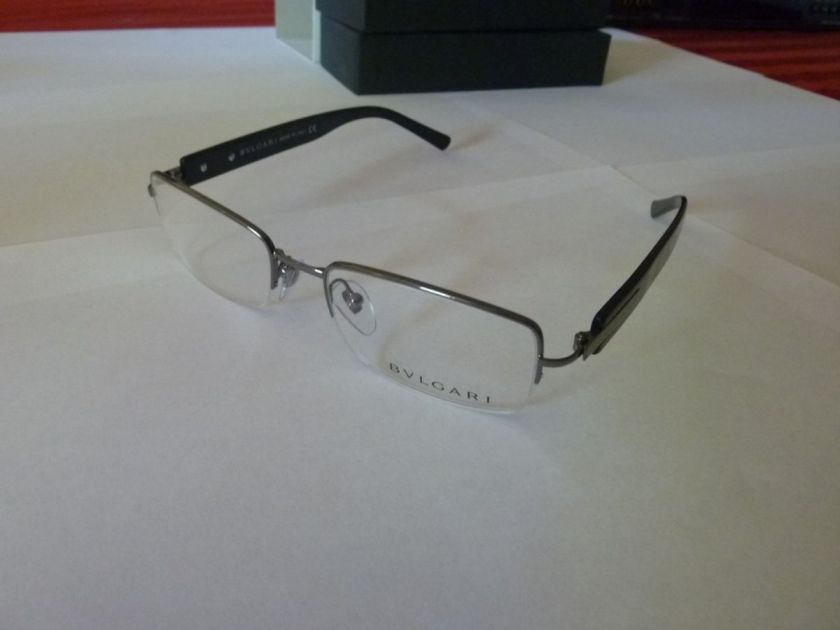 BV 1017 Bvlgari Semi Rimless Eyeglasses bv1017 PEW f3u5  