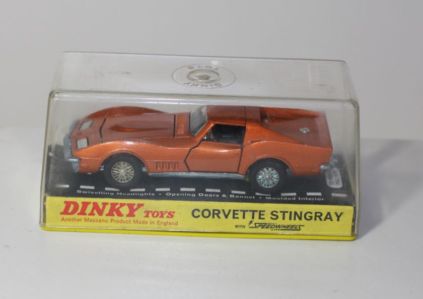 DINKY TOYS 221 CORVETTE STINGRAY BRONZE MIB  