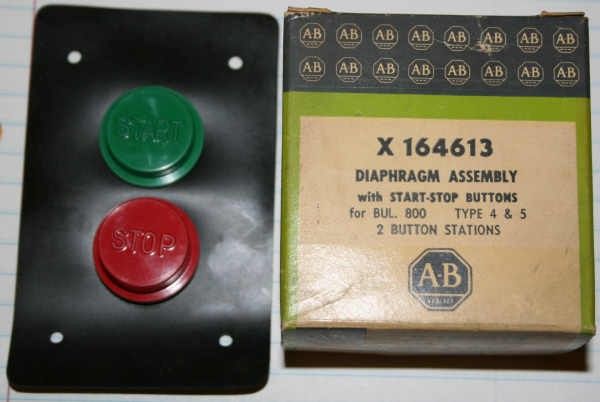 Allen Bradley START STOP DIAPHRAGM Assembly X 164613 NB  