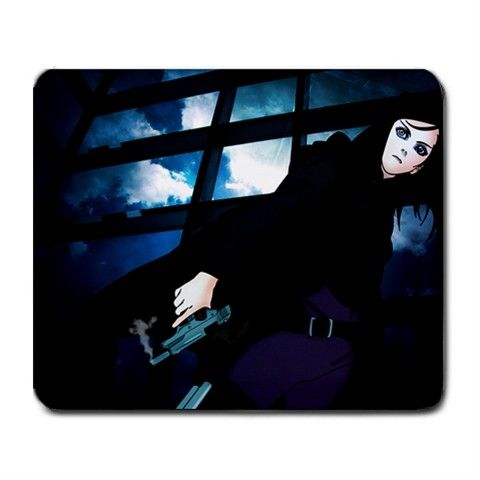 Anime Girl in black ergo proxy evil stare mouse mat  